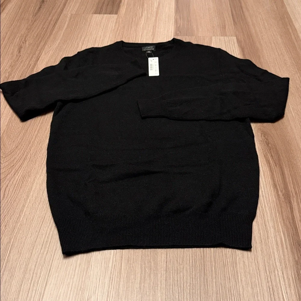 J. Crew Men’s Black Crewneck Sweater